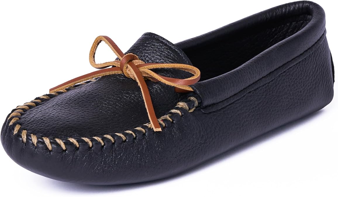 Minnetonka Men's Double Deerskin Softsole