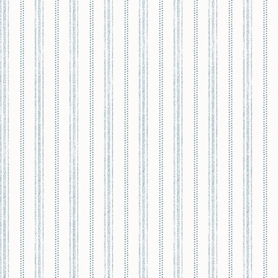 Tempaper Aqua Nautical Stripe Removable Peel and Stick Wallpaper, 20.5 in X 16.5 ft, Made in The USA