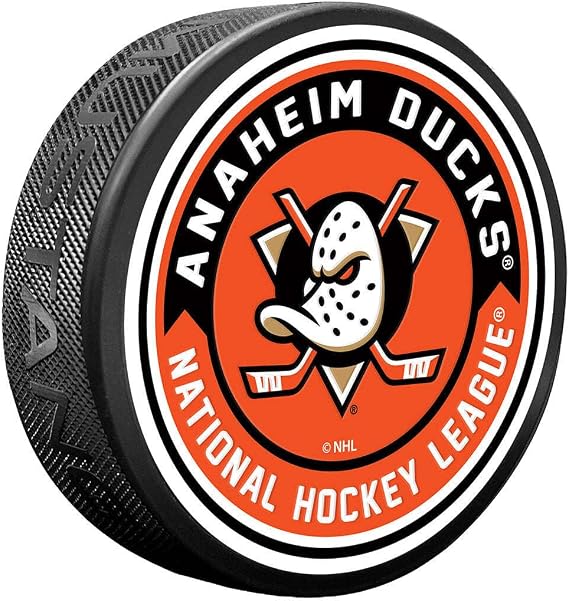Anaheim Ducks Puck - Arrow