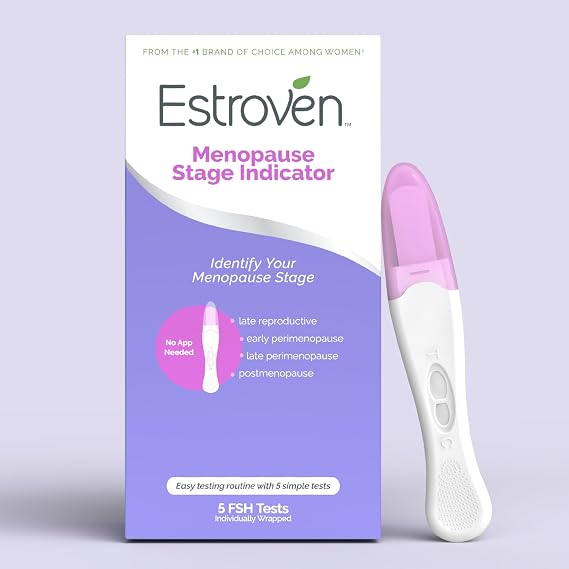 Estroven Menopause Test Kit at Home Stage Indicator, 5 Count