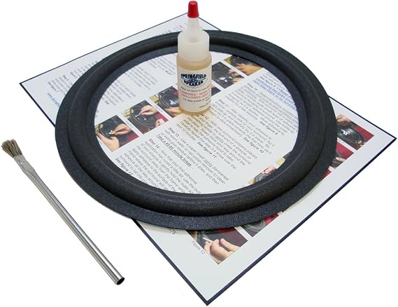 Paradigm 10" Speaker Foam Surround Edge Repair Kit - 1 Speaker Kit - Compatible with Paradigm PDR-10, PDR-10, PS1000, PS-1000, PS-1000 v.3, Many More