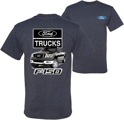 Ford Trucks F150 Pickup Cars and Trucks Front and Back Mens Graphic T-Shirt