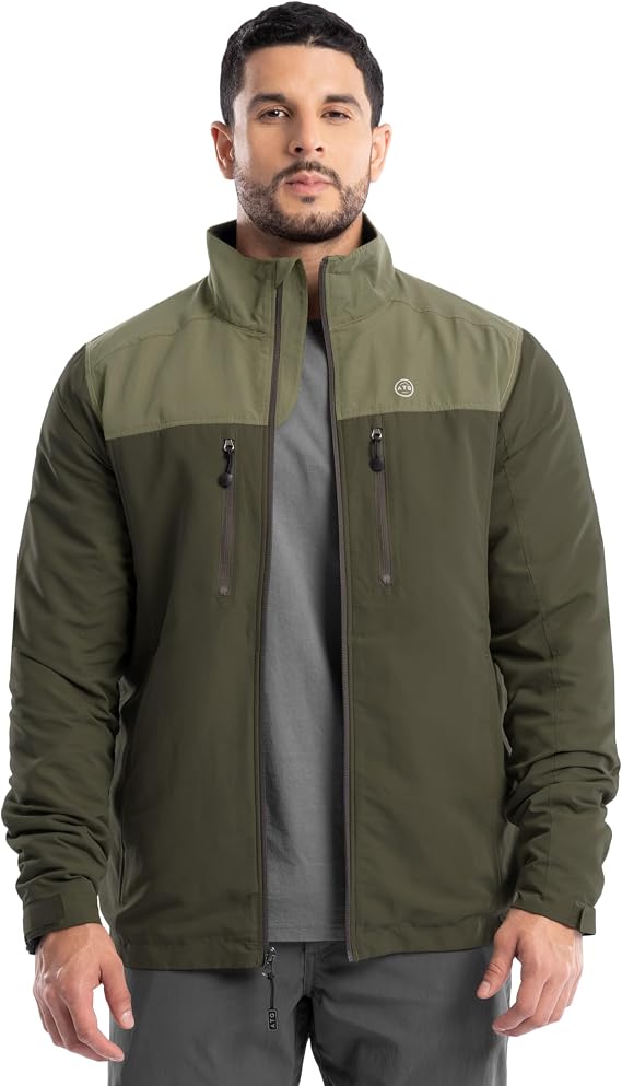 ATG Men's Color Block Performance Full Zip Jacket