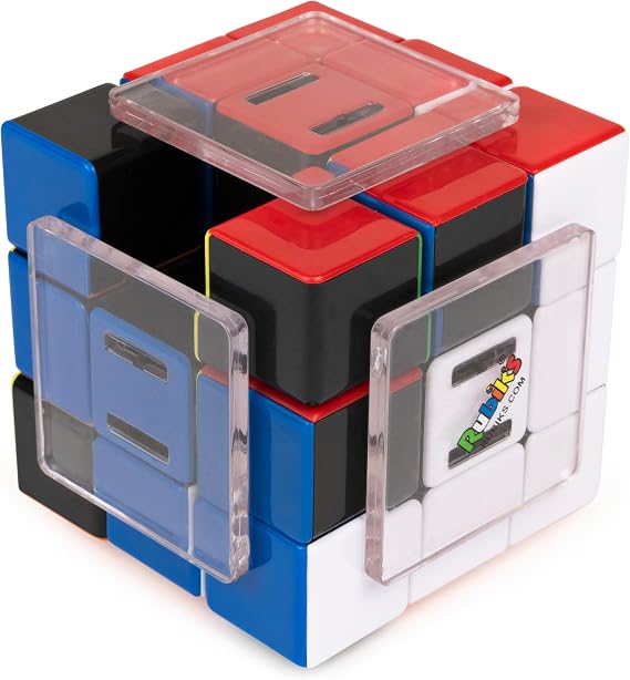 Rubiks Cube, Slide, Advanced 3x3 Cube, Problem-Solving Brain Teaser, Classic Color-Matching Puzzle, Fidget Toy, Sensory Puzzle for Adults, Teens, Kids, for Ages 8 & Up | Unique Sliding Play Pattern, An Advanced STEM Toy That Hones Spatial Reasoning & Problem-Solving Strategies, Ages 8+