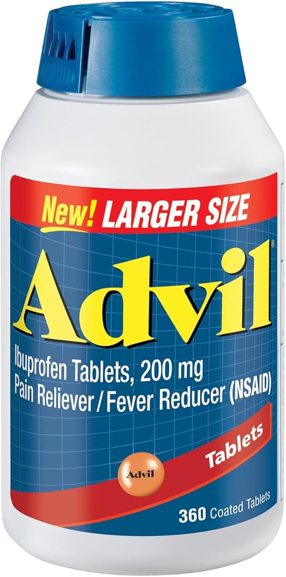 Advil-Ibuprofen Coated Tablets, 200 mg 360 coated tablets