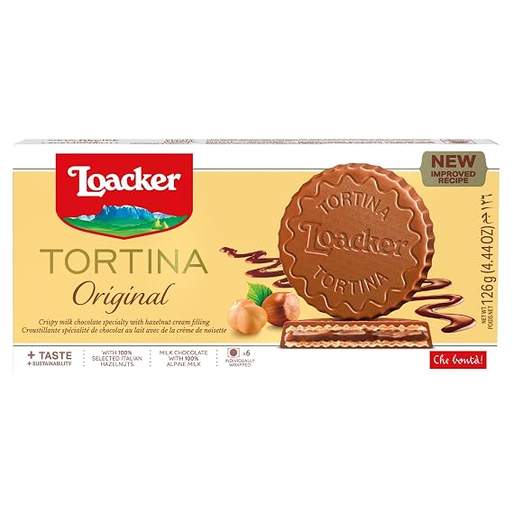 Loacker Tortina Original 125 g (Pack of 3)