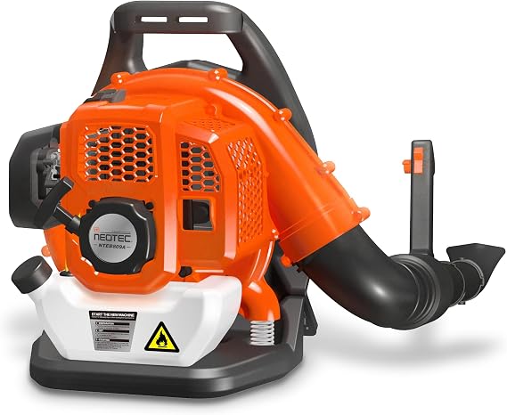 NEO-TEC 52 cc Backpack Gas Leaf Blower 564 CFM 216 MPH 2-Cycle Engine Padded Harness Anti-Vibration Easy-Start for Lawn Yard