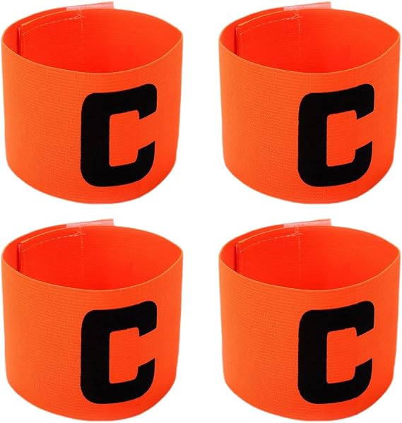 Football Soccer Elastic Captain Armband Basketball Adjustable Player Bands