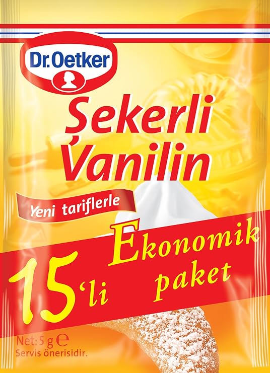 Dr. Oetker Şekerli Vanilin 15'li (1 x 15 Adet)