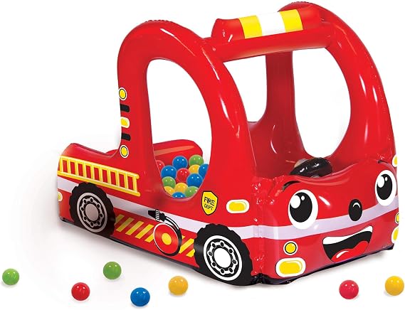 Banzai Rescue Fire Team Play Center Ball Pit with 20 Balls, Toy