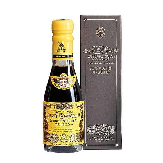 Giusti 4 Gold Medals Balsamic Vinegar of Modena Box - 3.38 fl oz