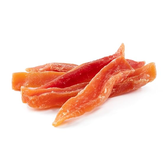 NUTS U.S. - Dried Papaya Spears (Unsulphured) | Low Sugar. Lightly Sugar Coated | No Color Added | Packed in a Resealable Bag (2 LBS)