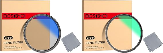 62mm MCUV Lens Protection Filter & CPL Lens Filters Kit with Multi-Layer Coatings for Camera Lens