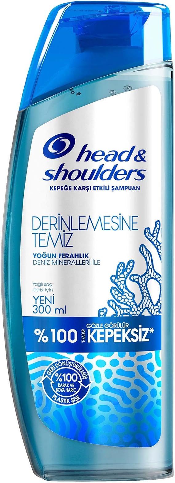 Head & Shoulders Derinlemesine Temizlik Şampuan Yoğun Ferahlık Deniz Mineralleri 300 ml