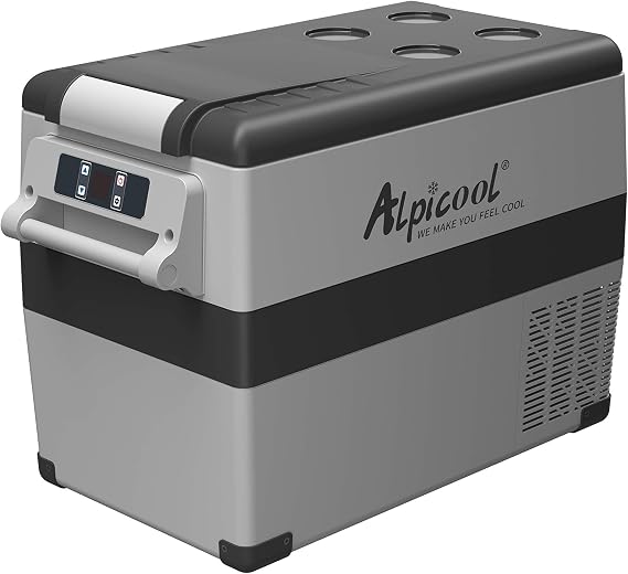 Alpicool CF45 Portable Refrigerator/Freezer 48 Quart Vehicle, Car, Truck, RV, Boat, Mini Fridge Freezer for Driving, Travel, Fishing, Outdoor-12/24V DC -4F to 68F