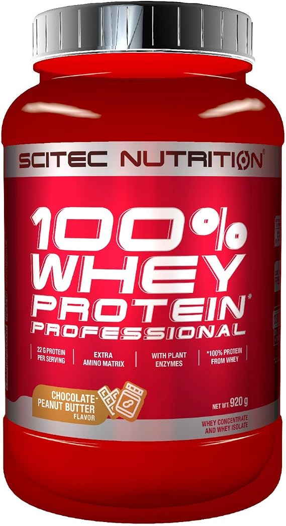 Scitec Nutrition 100% whey Protein Professional - 2 lbs - Chocolat Peanut Butter