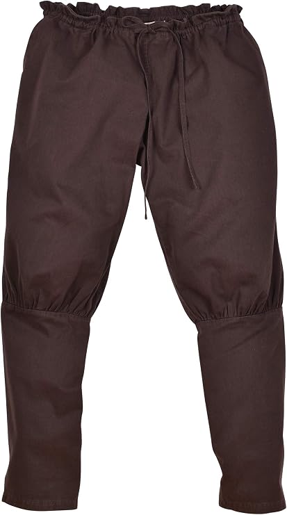 Battle-Merchant Viking Pants Olaf - Mittelalterliche Rushose fur Herren, Reenactment & LARP Bekleidung