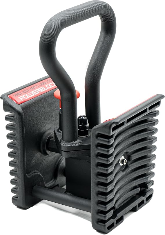 PowerBlock Pro 100 Kettlebell Handle, 90-Degree Rotating Grip