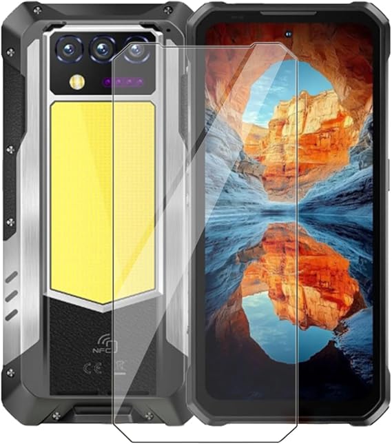 [1-Pack] for Oukitel WP100 Titan (6.80 Inch) Screen Protector, 9H Hardness Tempered Glass Screen Film, Anti-Scratch, Bubble Free, AQGGIIXY Protective Film for Oukitel WP100 Titan