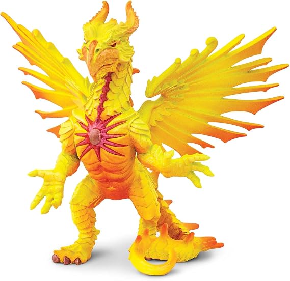 Safari Ltd. Sun Dragon Toy - 6 Inch Realistic Fantasy Figure for Kids