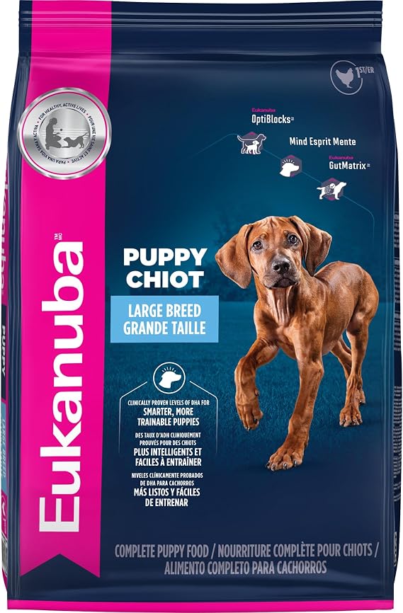 Eukanuba Large Puppy Dry Dog Food, 14 lb Bag