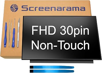SCREENARAMA Screen Replacement for Lenovo ThinkPad T490 T490s T495 T495s | 30pin FHD Matte IPS 1920x1080 LCD LED Display with Tools
