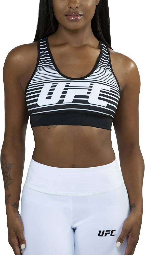 UFC Essential Womens Leggings Ideal for Workout, Leisure, Regular Wear 4-Way Stretch Blended Polyester