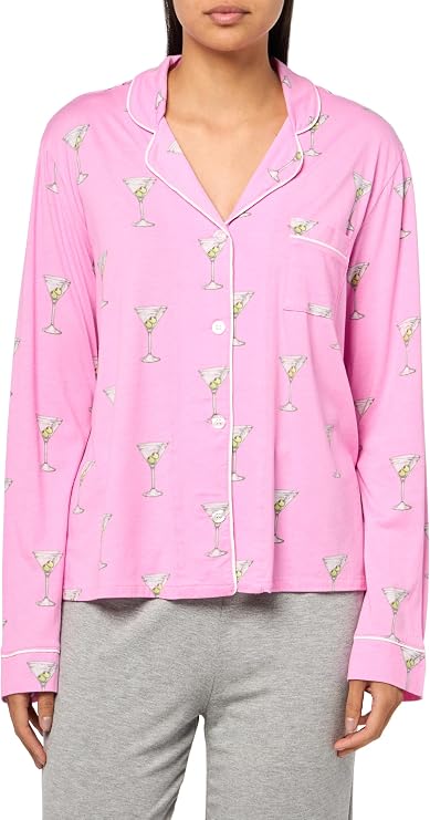 PJ Salvage Women's Playful Prints Long Sleeve