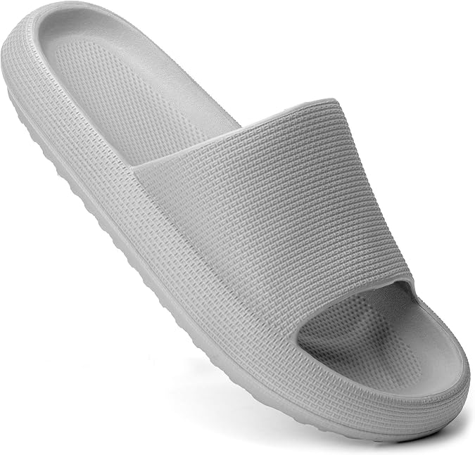 Happy Lily Shower Shoes Men & Women Non Slip, Supper Soft Open Toe House Slippers Shower Sandals, Bedroom Slippers for Women and Men