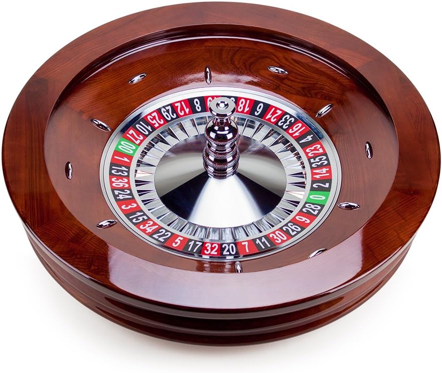32-Inch Deluxe Casino Quality Wood Roulette Wheel