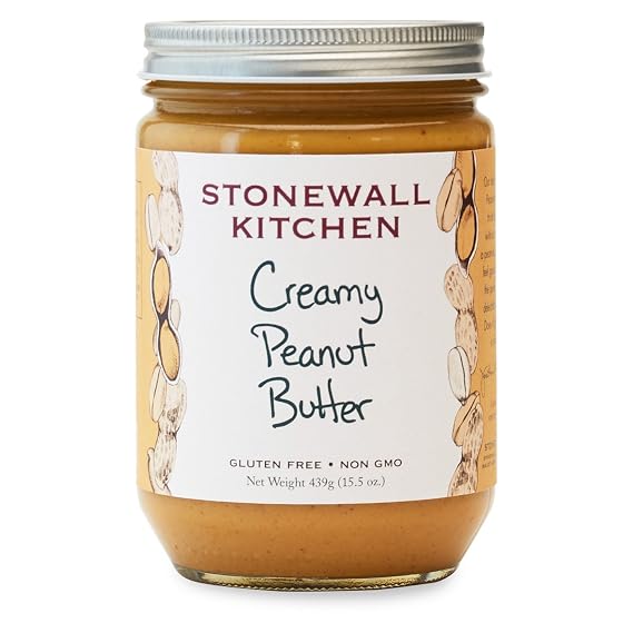 Stonewall Kitchen All Natural Creamy Peanut Butter, 15.5 Ounce