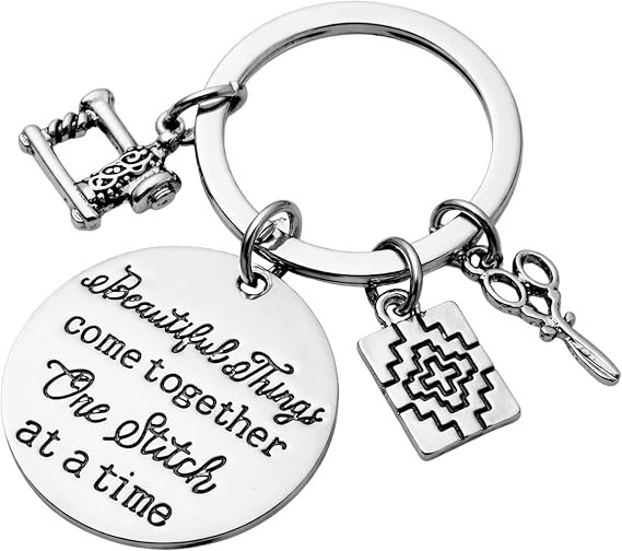 Infinity Collection - Quilting Keychain, Sewing Gift for Quilter