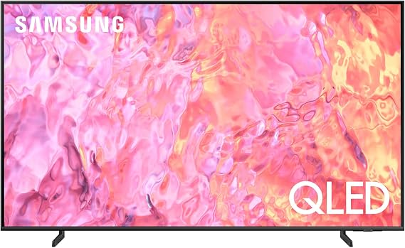 SAMSUNG 55-Inch Class QLED 4K Q60C Series Quantum HDR, Dual LED, Object Tracking Sound Lite, Q-Symphony, Motion Xcelerator, Gaming Hub, Smart TV with Alexa Built-in (QN55Q60C, 2023 Model)