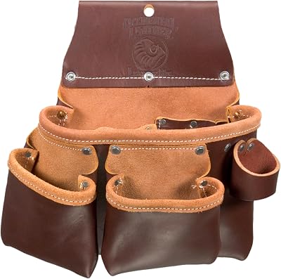 Occidental Leather 3 Pouch Pro Tool Bag - 10 Pockets & Tool Holders - Made in USA