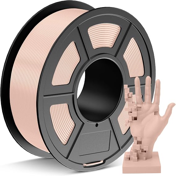 JAYO PETG Filament 1.75mm Beige 1.1 KG, Strong Toughness PETG 3D Printer Filament Dimensional Accuracy +/- 0.02 mm, 2.4lbs Spool Fits for Most FDM 3D Printers
