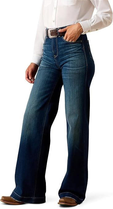 ARIAT Women's Mid Rise Fiona Boot Cut Jeans