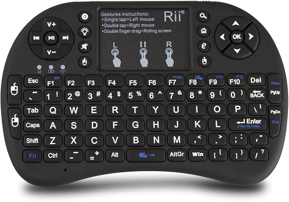 Rii 10110-3 RT i8+ BT Black
