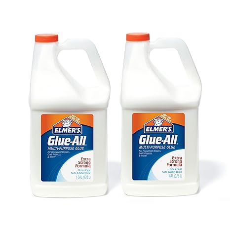 Elmer's Glue-All Multi-Purpose Liquid Glue, Extra Strong, 1 Gallon, 2 Count