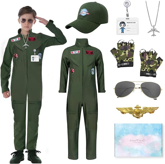Kids Pilot Costume