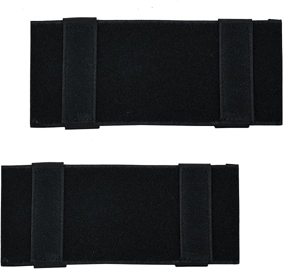 2Pack Molle Patch Panel Badge Pad Morale Patches Hook&Loop ID Tag Plank Adapter Panel for DIY Patch Badge 7''x3.4'
