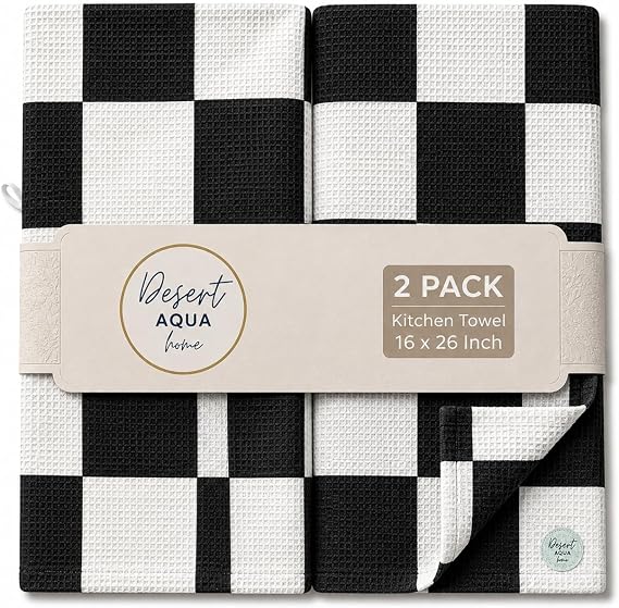 Kitchen Towels, Dish Towels for Kitchen, 2 Pc Kitchen Towel Set