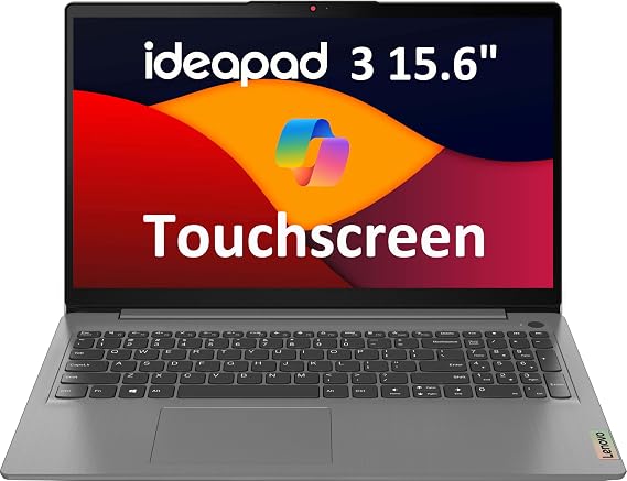 Lenovo IdeaPad 3 15.6" FHD Touchscreen Laptop (16GB RAM, 1TB SSD, Intel Core i3) for Home & College Student, Narrow Bezel, Webcam, 12-Hour Long Battery Life, Wi-Fi 6, NumPad, Win 11 Home in S