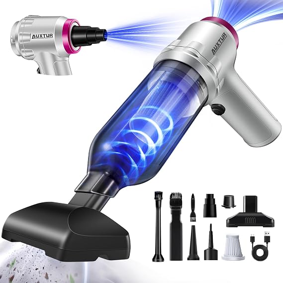 Portable Cordless Handheld Vacuum Cleaner with 15000PA Air Duster