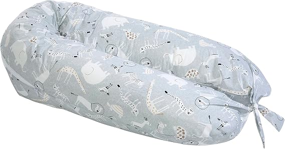 Cuddles Collection 5 in 1 Maternity Pillow - Leo Grey