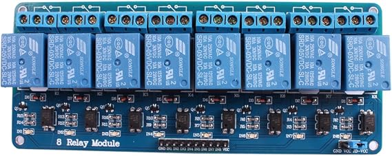 8 Channel DC 5V Relay Module for Arduino, Raspberry Pi