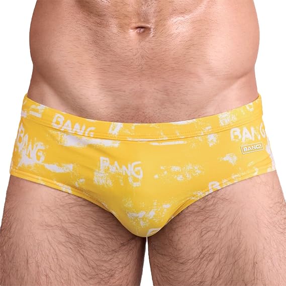 Bang Men's Swimwear - Swim Brief - Premium Swimsuit w/Removable Pouch