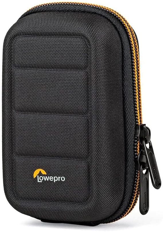 Lowepro Hardside CS 20 Case for Small CSC Cameras, Point-and-Shoot Cameras, Memory Cards & Accessories, 9.30 x 5.99 x 14.50 cm, Black