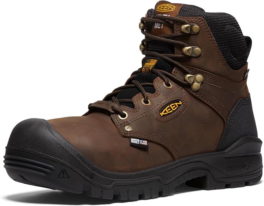 KEEN Utility Men's Independence 6 Composite Toe Internal Metatarsal Guard Waterproof Work Boots