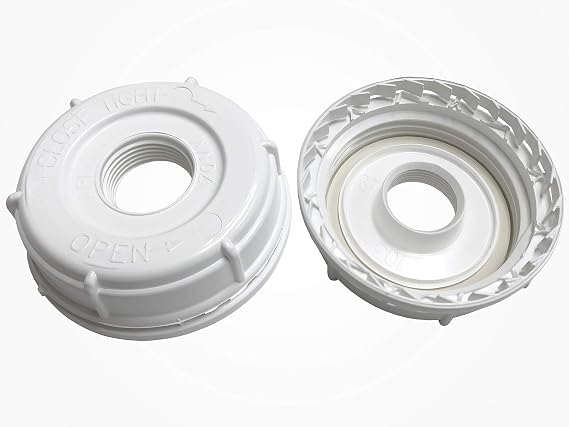 Samson Stacker Water Storage Containers (2 Pack Modified Cap, 5 Gallon Samson)