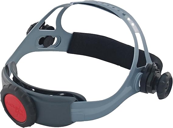 Jackson Safety 370 Speed Dial Replacement Ratcheting Headgear for Welding Helmets - Oversized Adjuster, Adjustable Sliders, Hood Locks Up/Down, Rear Swivel Headband, Washable Sweatband - Made in USA